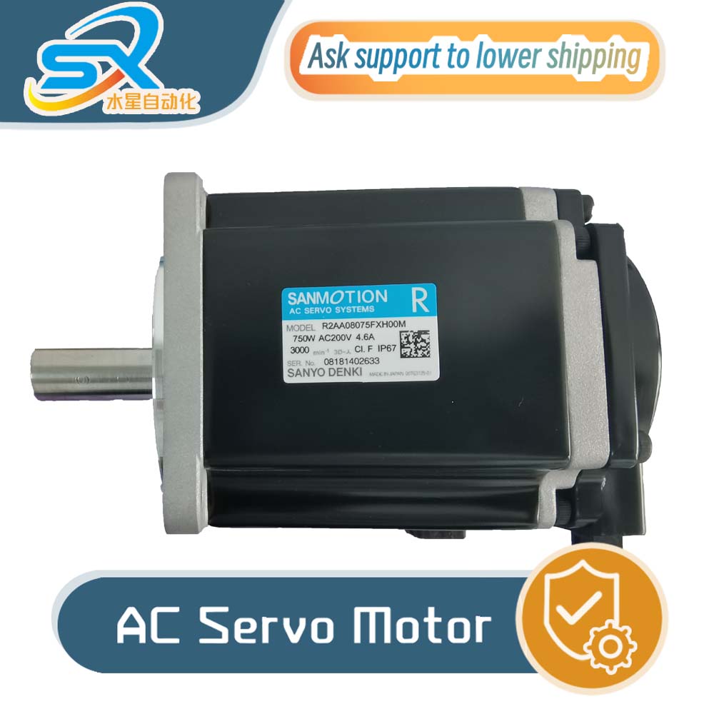 Servo Motor - Oryginalny silnik serwo SANYO R2AA08075FXH00M 750W,