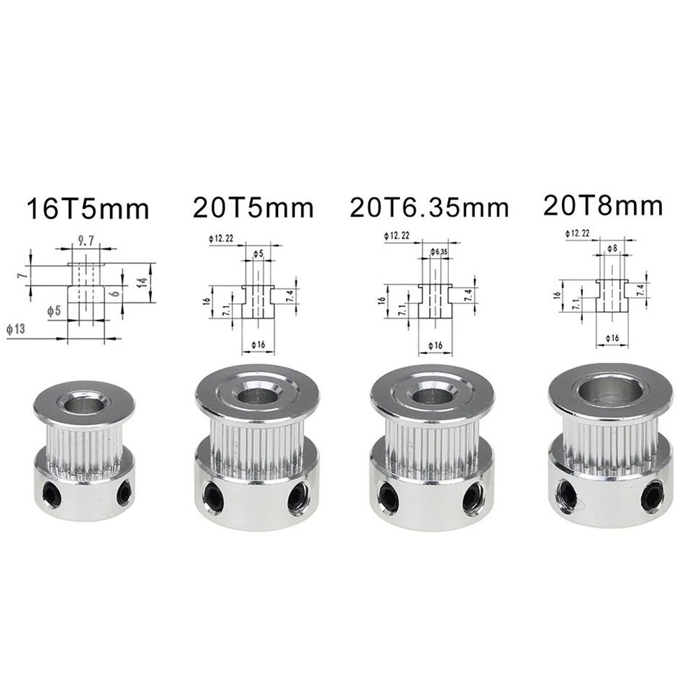 Gt2 Pulley - Aluminiowe koło pasowe GT2 do drukarki