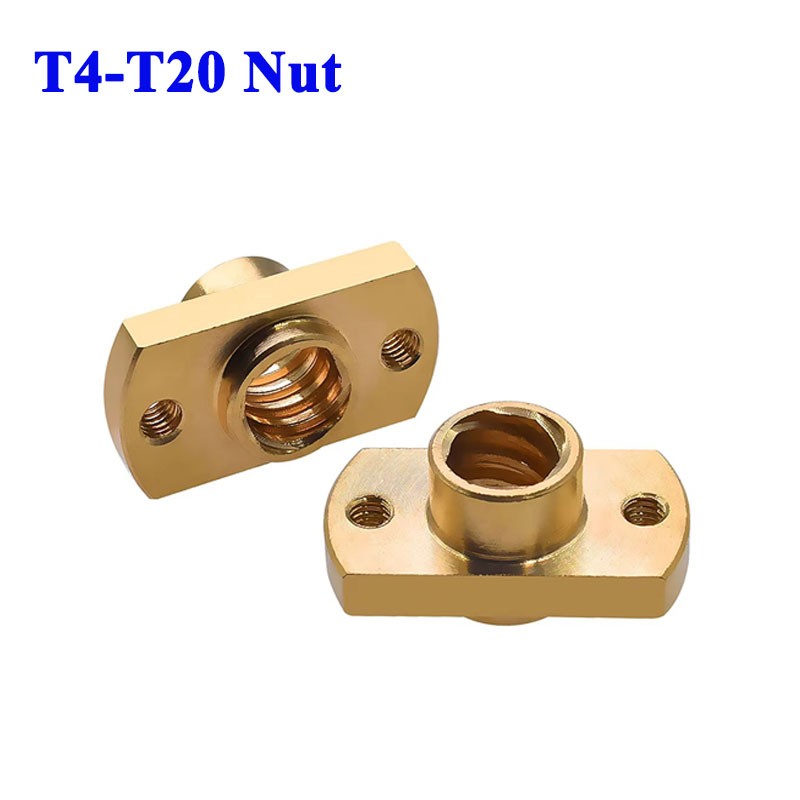 Lead Screw 8Mm - Nakrętka mosiężna z kołnierzem H do