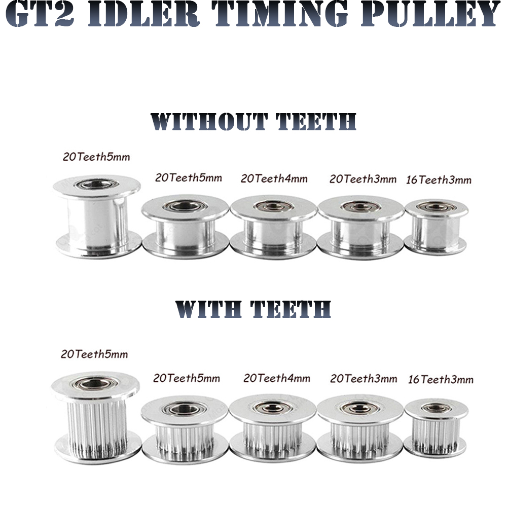 Gt2 Pulley - Koło pasowe napinające GT2, 20 zębów,
