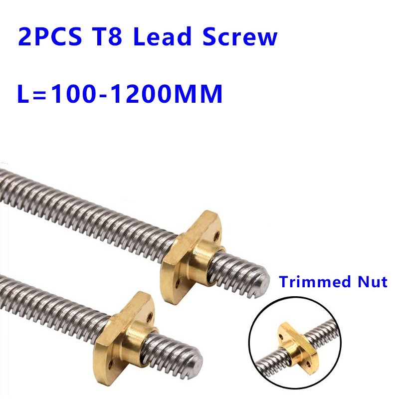 Lead Screw 8Mm - Śruba trapezowa T8 typu T, średnica