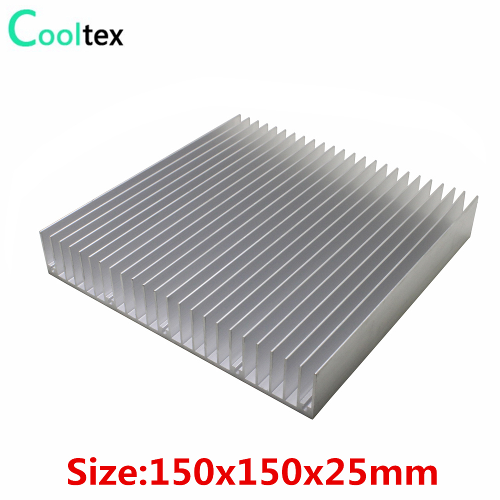 Aluminium Extrusion - 150x150x25mm – samodzielnie montowany radiator z