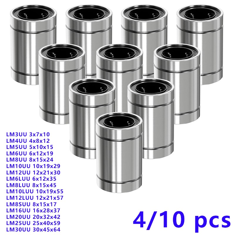 Linear Rod 8Mm - 4/10 SZT. LM8UU LM10UU LM16UU LM12UU