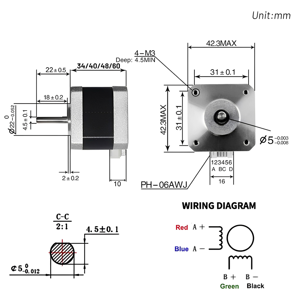 Silnik krokowy Nema 17 42mm Op – Nema 17 Stepper recenzja i cena