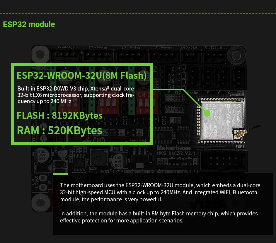 Makerbase MKS DLC32 V2.1 32Bit – Lm8Uu Bearing recenzja i cena