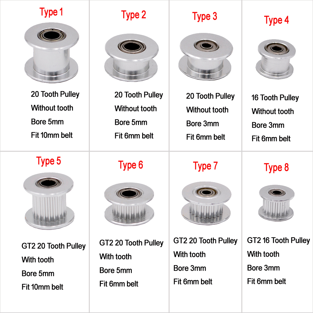 10 sztuk GT2 koła koło rozrząd – Gt2 Pulley recenzja i cena