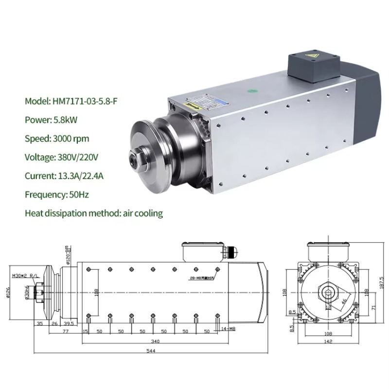 Wrzeciono obrabiarki, szybkie, – Spindle Motor recenzja i cena