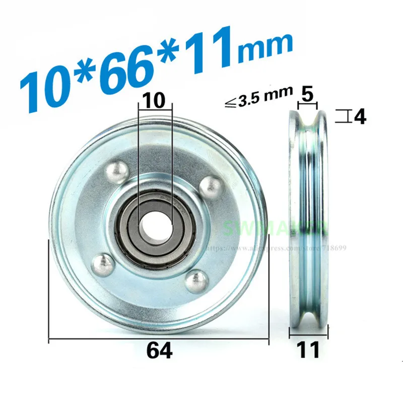 10 szt. U 10*66*11mm 66mm 10*6 – V Slot Wheel recenzja i cena