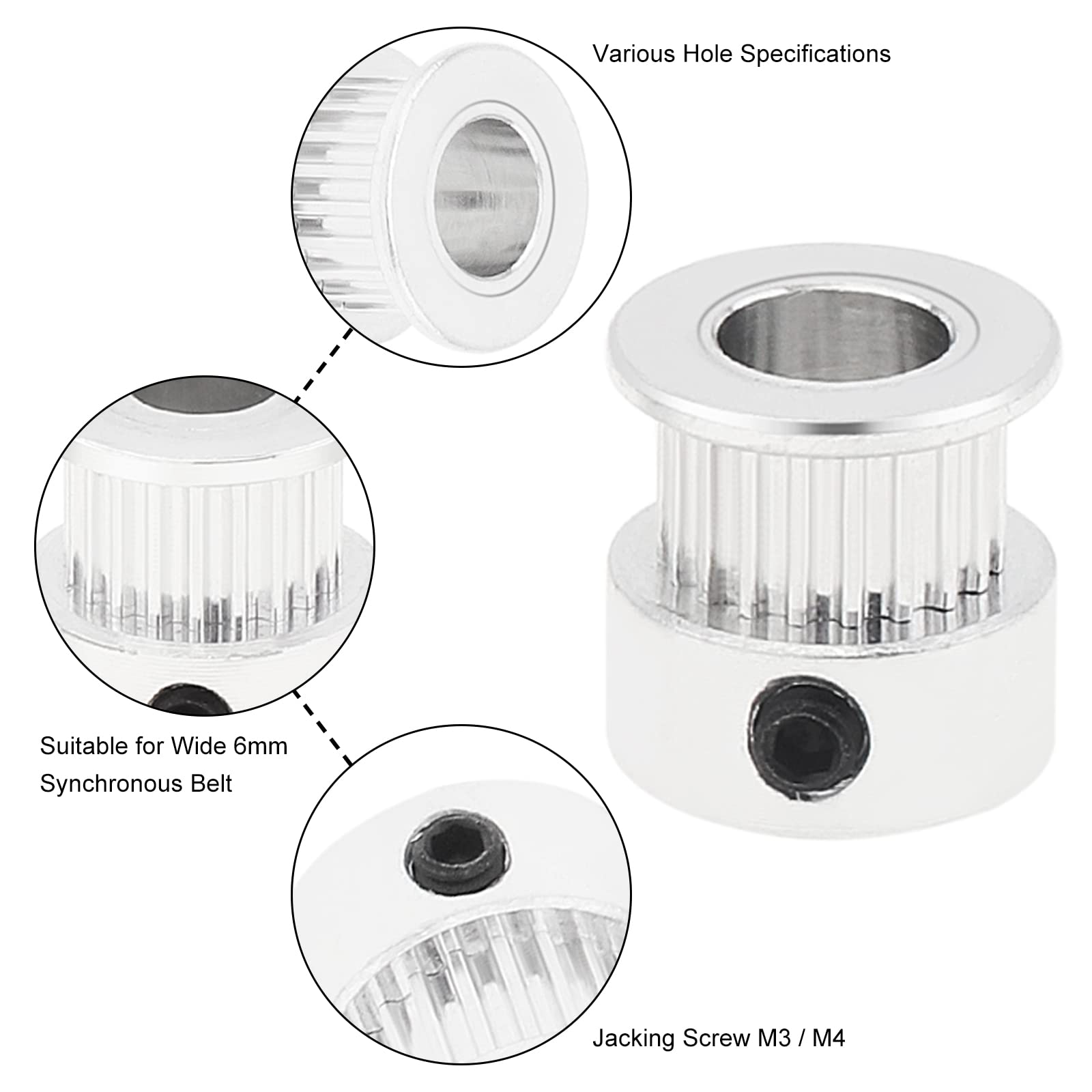 2/5 PCS Koło pasowe GT2 20 zęb – Gt2 Pulley recenzja i cena