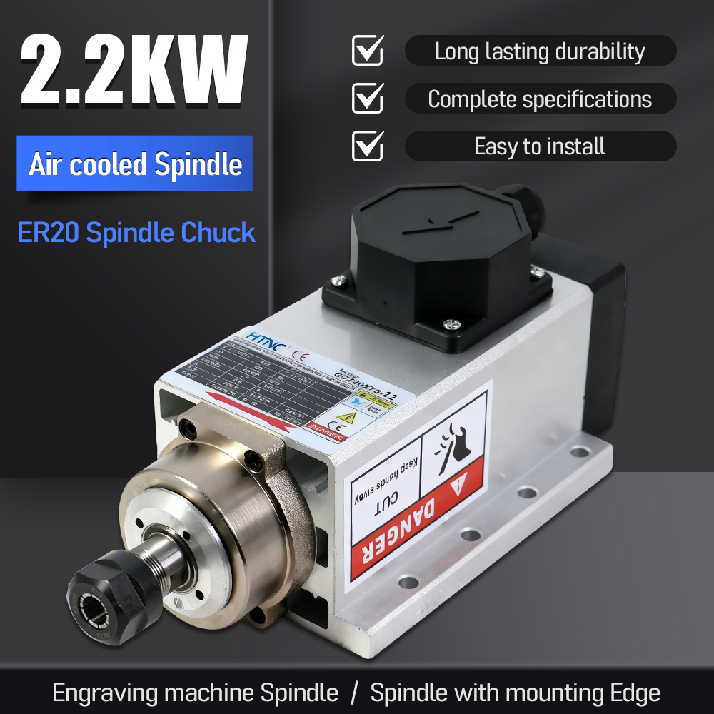 Nowy silnik wrzecionowy 2200W  – Water Cooled Spindle recenzja i cena