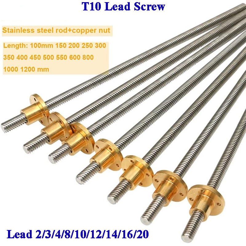 Śruba trapezowa T10 ze stali n – Lead Screw 8Mm recenzja i cena