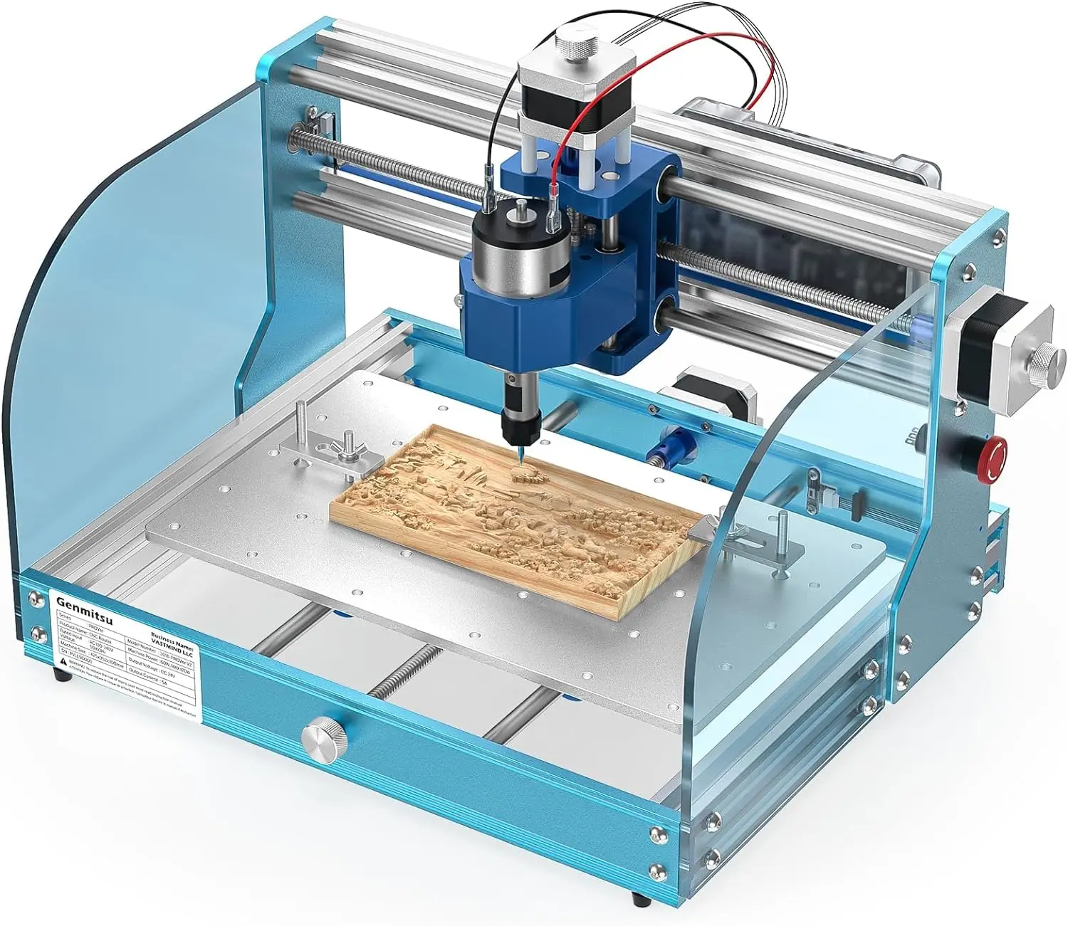 Obszar roboczy frezarki CNC Ge – 3018 Aluminium Cnc recenzja i cena