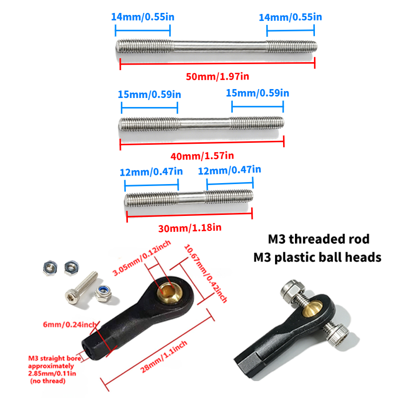 Zestaw zawierający 2 plastikow – Ball Screw recenzja i cena