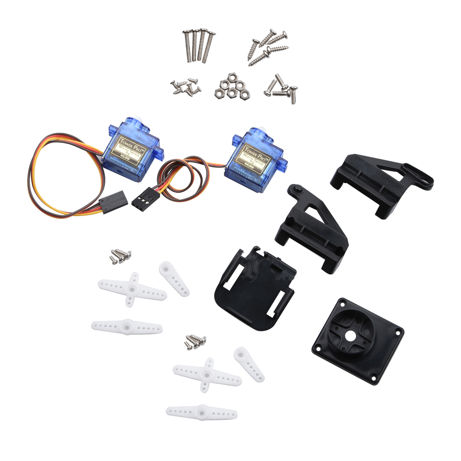 Nylonowa dwuosiowa platforma g – Servo 9G recenzja i cena