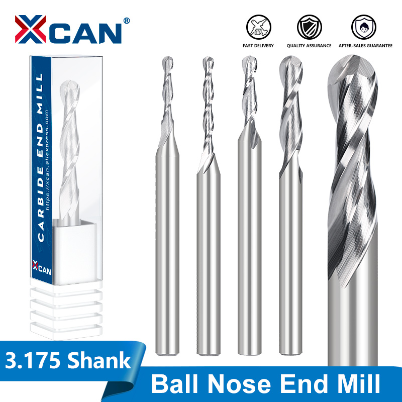 XCAN 3.175 Shank Ball Nose fre – End Mill Set recenzja i cena